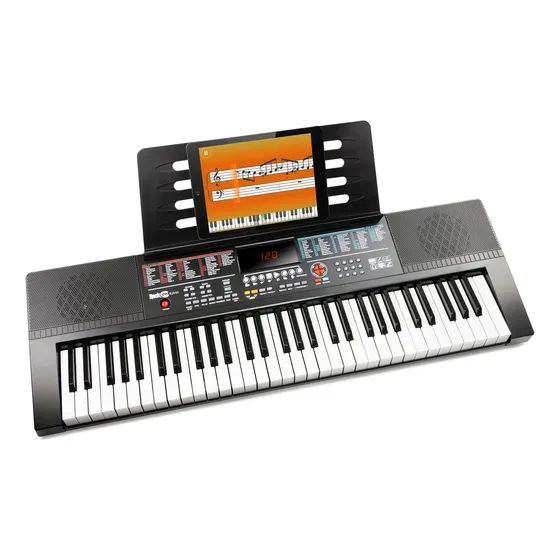 Teclado Piano Electrónico Musical Rockjam 61 Teclas Portátil