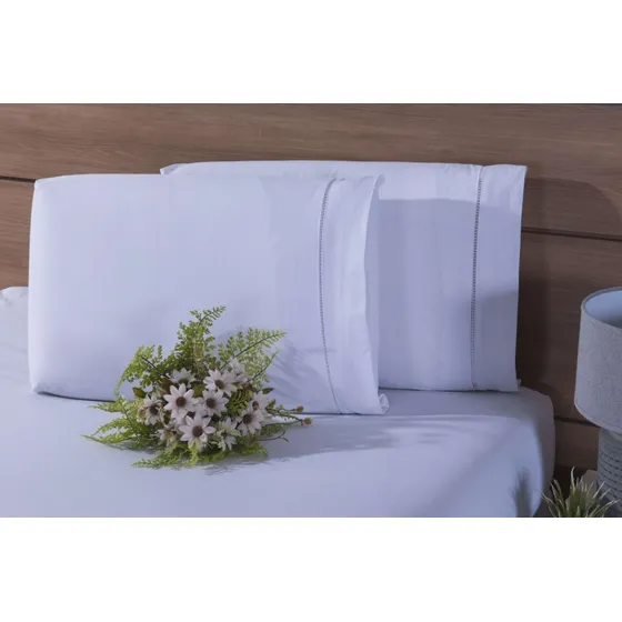 Kit 4 Lençol Solteiro 2 Peças 188x78x15 C/ Elástico 200fio