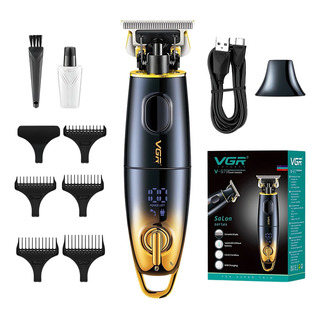 Maquina Para Cortar Cabello Vgr V-979 Trimmer Perfiladora Color Dorado Maquina Para Cortar Cabello Vgr V-979 Trimmer Perfiladora Color Dorado