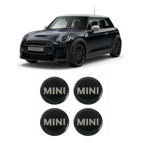 Adesivo Emblema Resinado Roda Mini Cooper 56mm Lc2