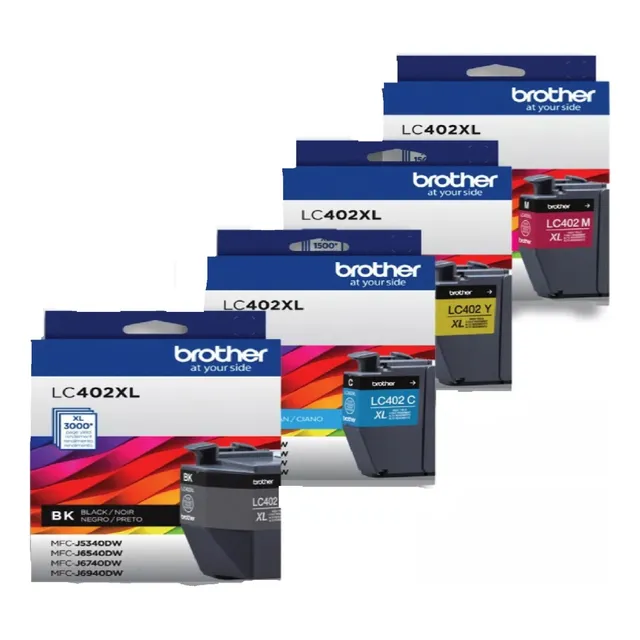 Kit Cartuchos Brother Lc-402xl Bk, C, M, Y