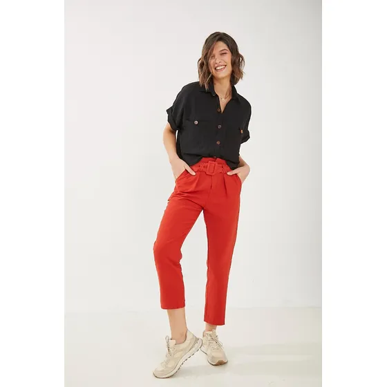 Pantalon Con Cinturon Rimmel