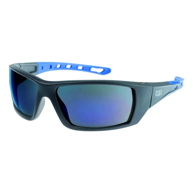 Lentes De Seguridad Cat 108 Azul Polarizado