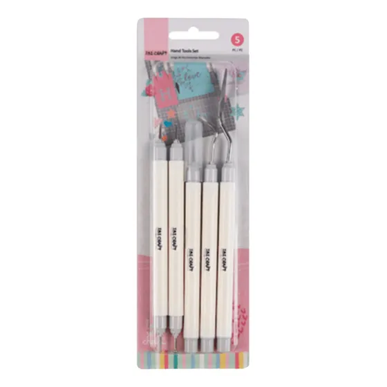 Set 5 Herramienta Vinilo Stylus X2 Punzon Espatula Ibi Craft