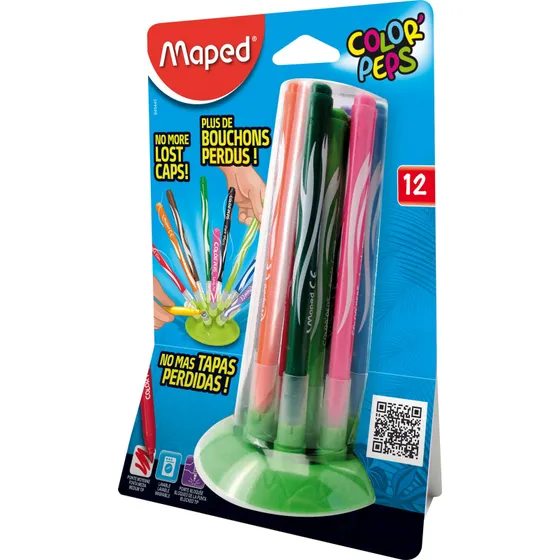 Marcadores Color Peps Innovation Jungle Maped X12 Colores D