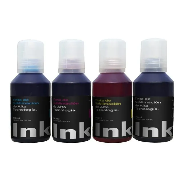 Tinta Inker Sublimación Premium P/epson F170 F570 Kitx4 Cmyk