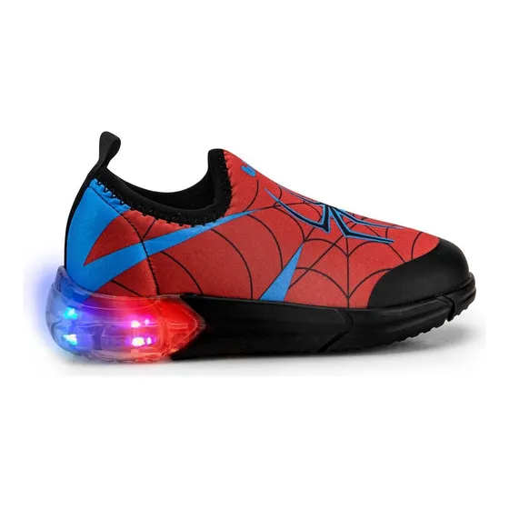 Tênis De Led Infantil Masculino Aranha Bibi Space Wave 2.0