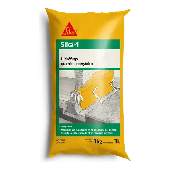 Hidrofugo Químico Inorgánico Sika Sachet 1 Litro