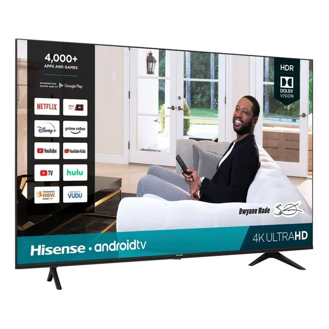 Smart TV de 55" Hisense H65 Series 55H6570G con pantalla LED 4K