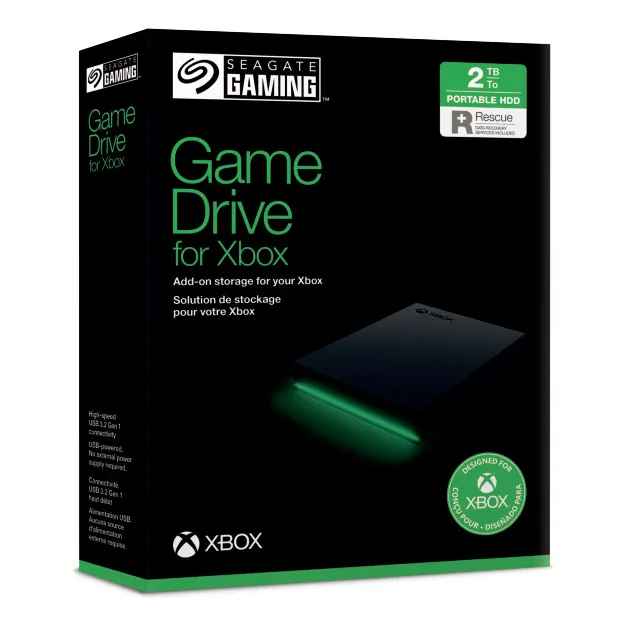 Disco Duro Externo 2 Tb Xbox Serie S / X / One Nuevo Sellado