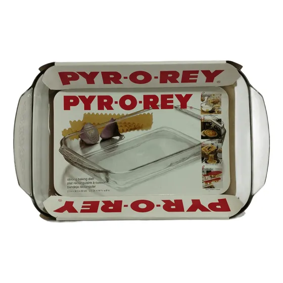 Refractario Rectangular Pyrex (pyr-o-rey) 3.2 Lts