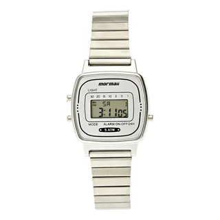 RelĂłgio Feminino Digital Mo13722a/7k Prata Mormaii RelĂłgio Feminino Digital Mo13722a/7k Prata Mormaii