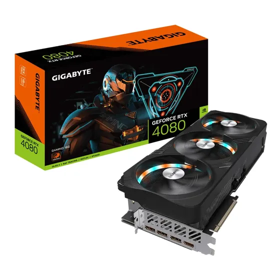 Placa Gráfica Gigabyte Geforce Rtx 4080 Gaming 16gb Gddr6x