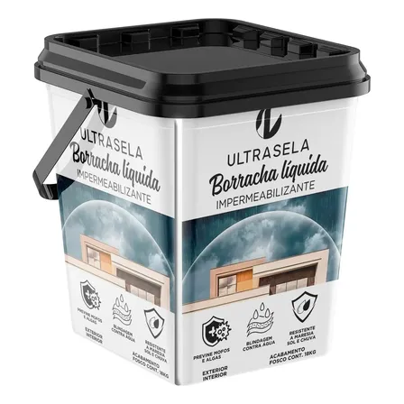 Borracha Liquida 18kg Impermeabilizante Emborrachado