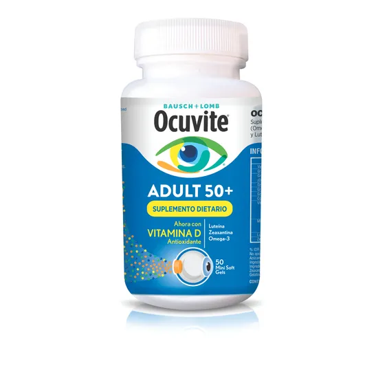 Ocutive Adult50+ Suplemento Vitaminas Y Minerales Ojos 50c