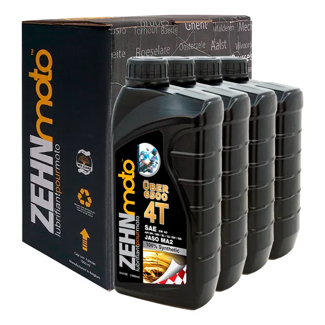 Aceite Zehnmoto Sintético 6500 5w40 4 Tiempos 4 Litros