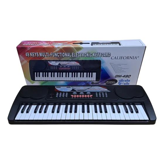 Organo Teclado Electronico 3/8 California Gm490 Para Niños