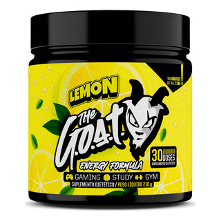 Nootrópico The Goat Energy 210g - Foco, Energia, Memória Sabor Lemon Nootrópico The Goat Energy 210g - Foco, Energia, Memória Sabor Lemon