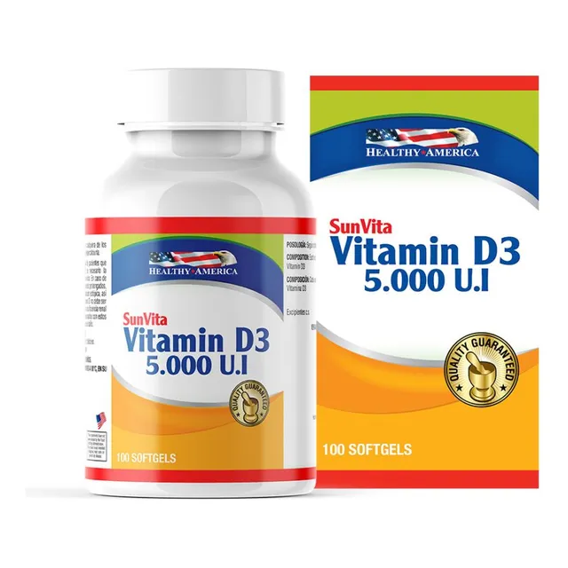 Vitamina D3 5000 Iu Mega Potencia Softgel 