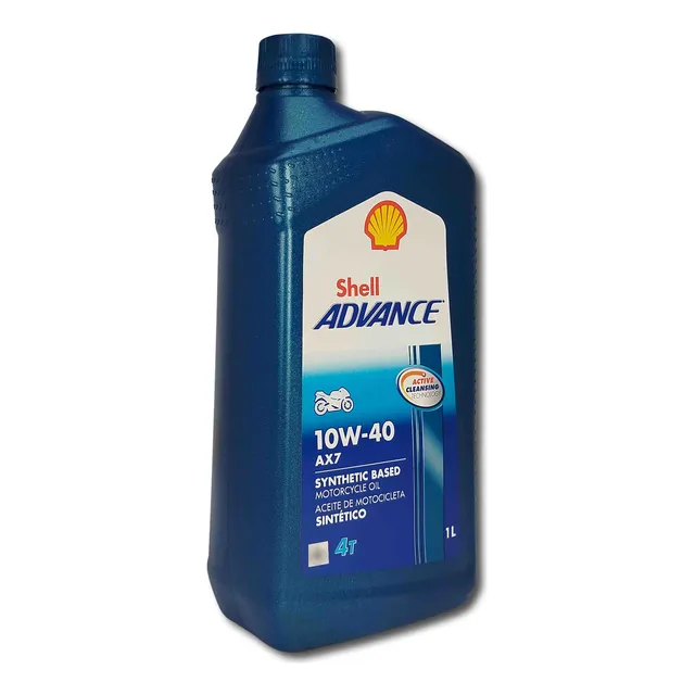 Aceite Moto 4 Tiempo 4t 10w40 Semisintético Original Shell
