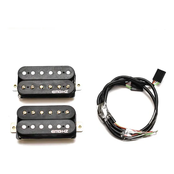 Captador Para Guitarra Elétrica Emg Humbucker Cor Preto
