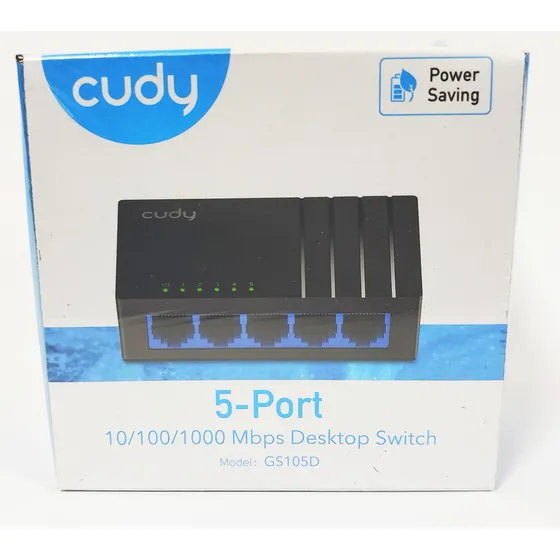 Switch Escritorio Red Gigabit 1000mbps 5 Puertos Plastico