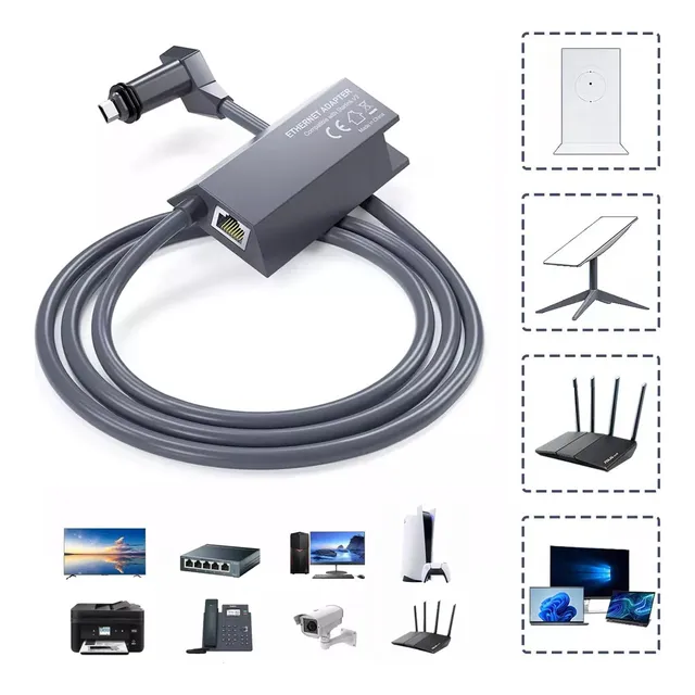 Adaptador Macho Para Starlink V2 Conexión Rápida Y Estable