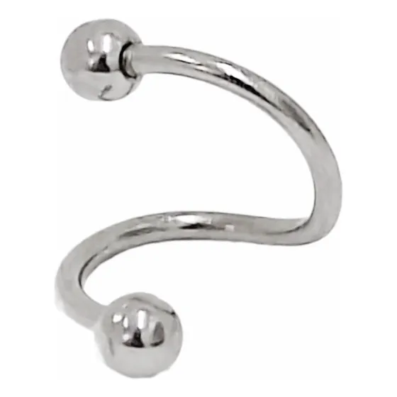 Piercing Twisrter Bolinha Aço Inoxidável Cirúrgico