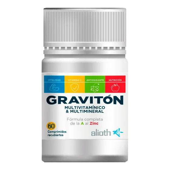 Gravitón Multivitamínico Multimineral Fórmula Completa 60u