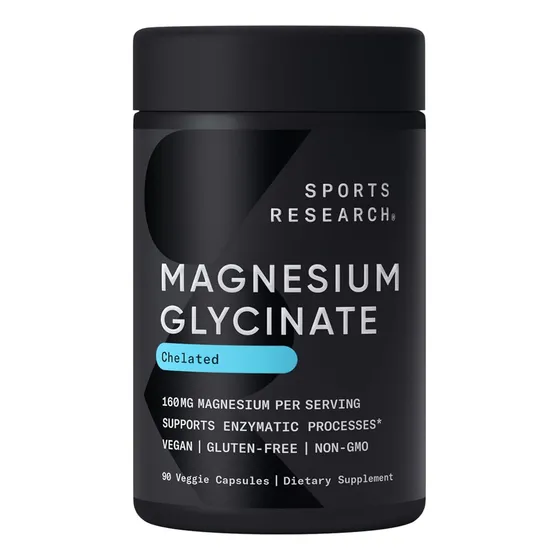 Suplemento Glicinato De Magnesio 160 Mg 90 Capsulas