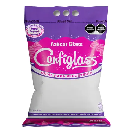 Azúcar Glass Refinada Bolsa 5kg Ideal Para Repostería