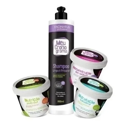 Meu Cronograma - Kit - Hidratação Nutrição E Reconstrução