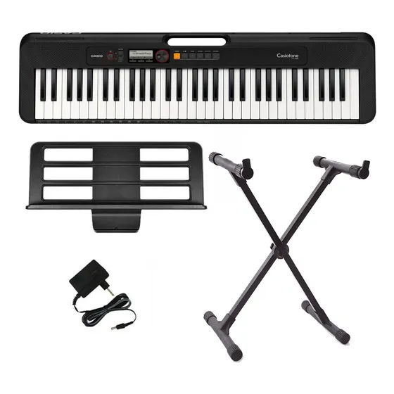 Teclado Casiotone Ct-s200 Preto Casio + Estante