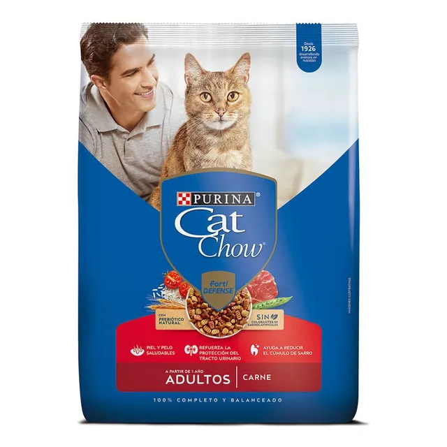 Alimento Gato Cat Chow Adulto Activo Forti Defense 15 Kg