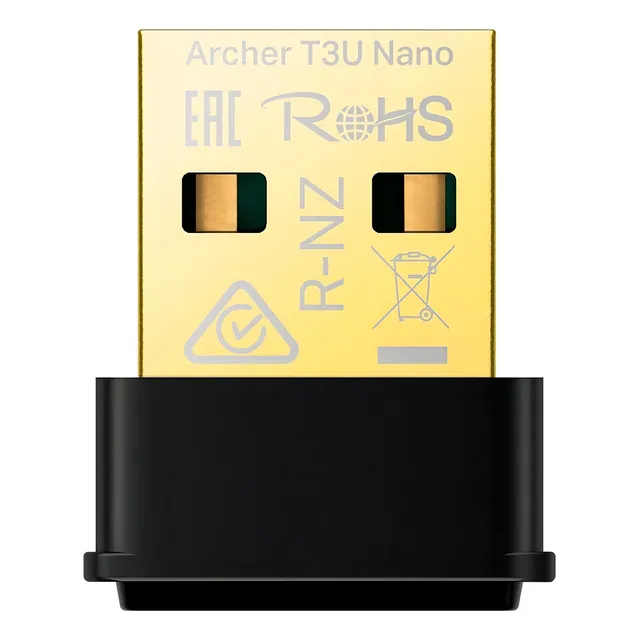 Adaptador inalámbrico TP-Link Archer T3u Nano color negro
