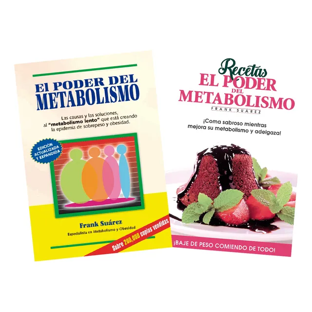 El Poder Del Metabolismo + Recetas - (pack De 2 Libros)