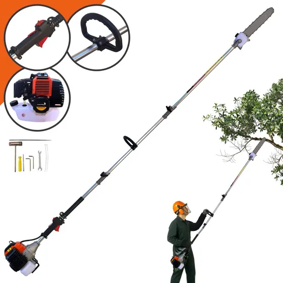 Podador De Árvores Com Extensor Alta Rotação 11.000rpm 52cc