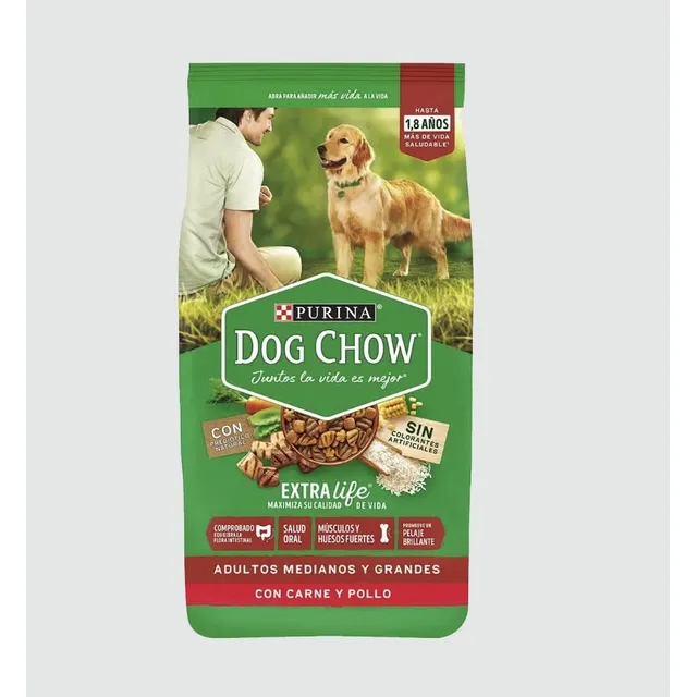 Alimento Dog Chow Perro Adulto De Raza Mediana  Grande 18 Kg