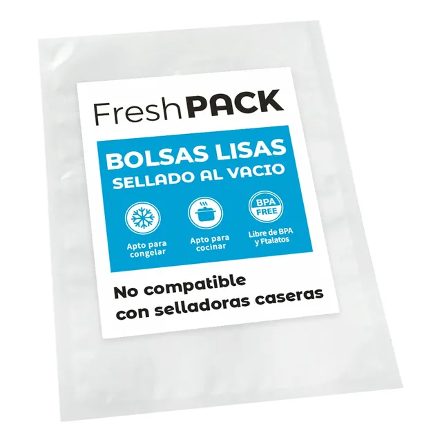 Bolsas Lisas Para Sellar Al Vacío 20x25 Cm 70 Micras 100 Und