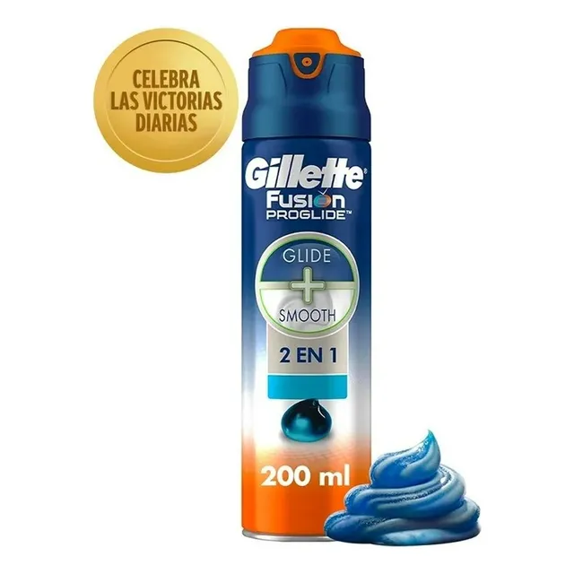 2 Pza Gel Para Afeitar Gillette Fusion Proglide Hidrata Y Cu