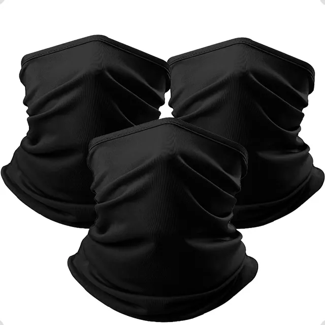 Kit 3 Bandana Ciclismo Balaclava Mascara Buff Proteção Uv50+