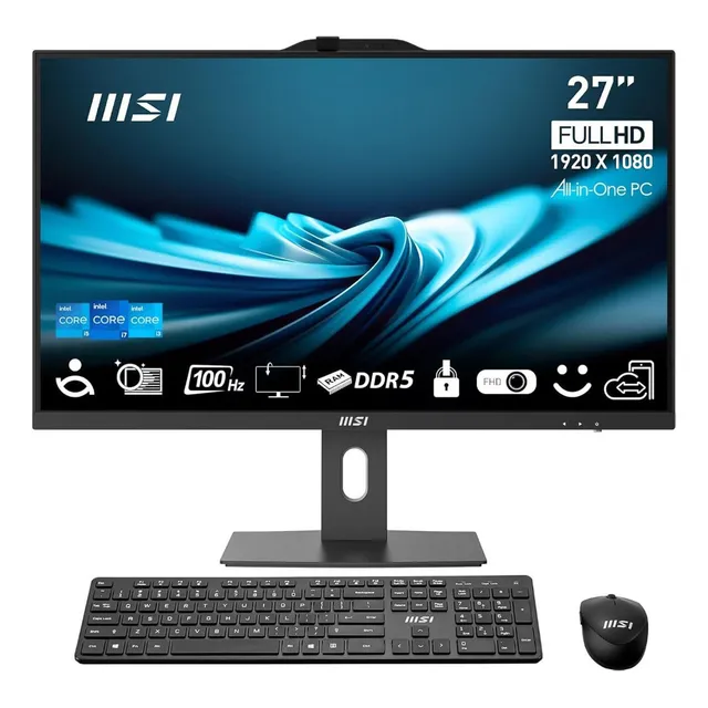 All In One Msi Pro Ap2721 I5 8gb Ram 1tb Ssd 27 Dimm Color Negro