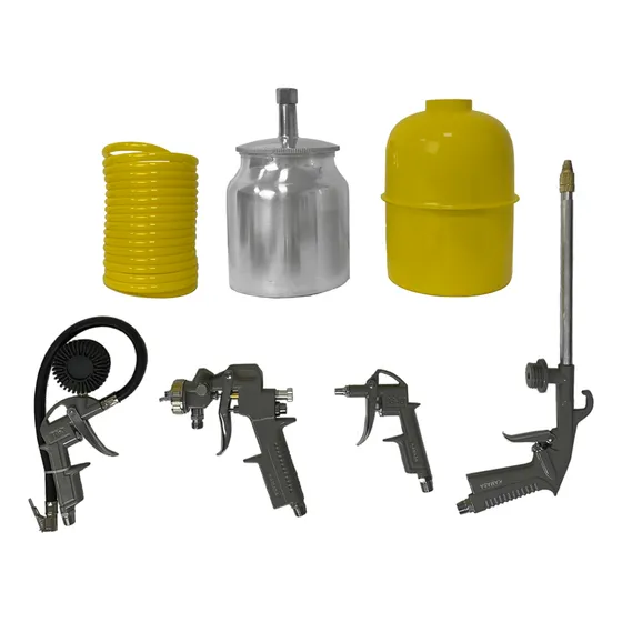 Kit De Pistola Para Pintar 5 Piezas Kamasa Km1973