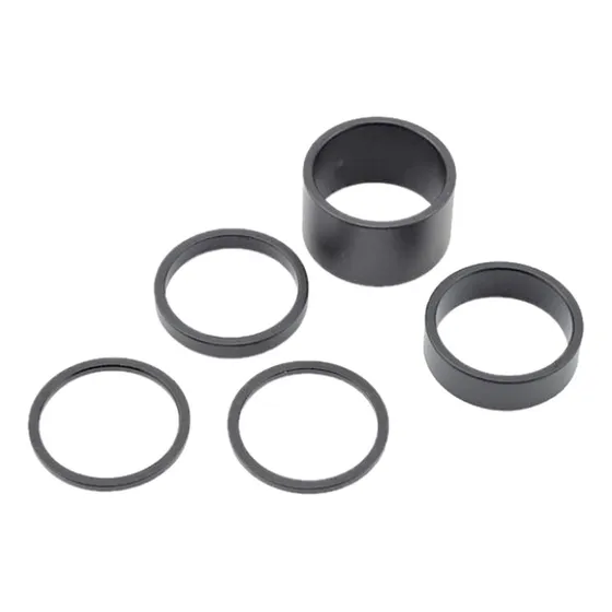 Espaciadores Pro Aluminio Tenedor 1 1/8 Bicicleta Set 5 Pcs 