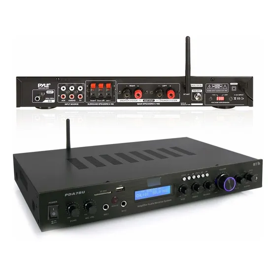 Pyle Receptor Bluetooth 5 Canal Amplificador Deen Casa