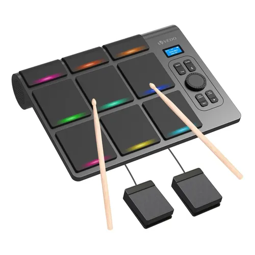 Alesis Samplepad 4 Pad De Percussão, Ranhura Sd E 25 Sons | Frete