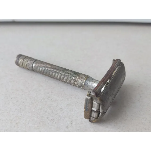 Antiguo Rastrillo Mariposa Gillette De Colección Vintage