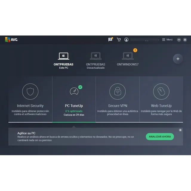 Avg Tuneup + El Antivirus-2x1