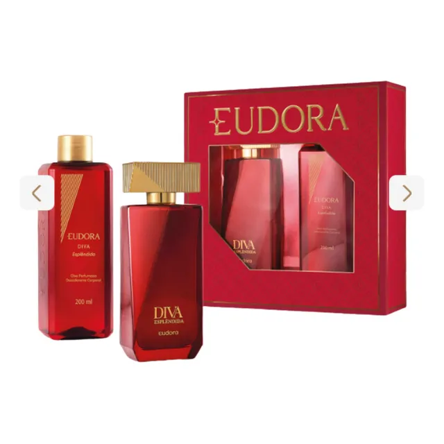 Diva Esplêndida Eudora Colônia + Óleo Perfumado Presente (2 