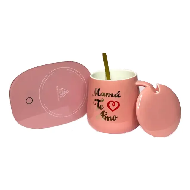Taza Calentadora De Ceramica De Las Madres Feliz Día Mamá